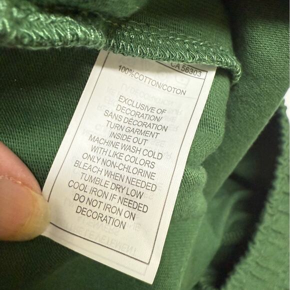 Empyre Green Rose Athletic Shorts Large Embroidered Sweat Shorts - Picture 9 of 10